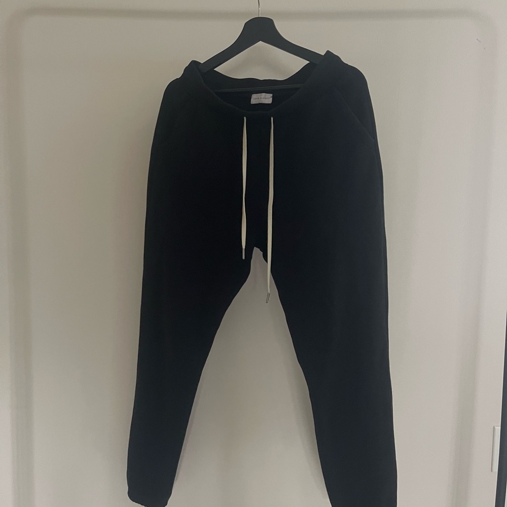 John Elliott LA Black Sweatpants Size Medium